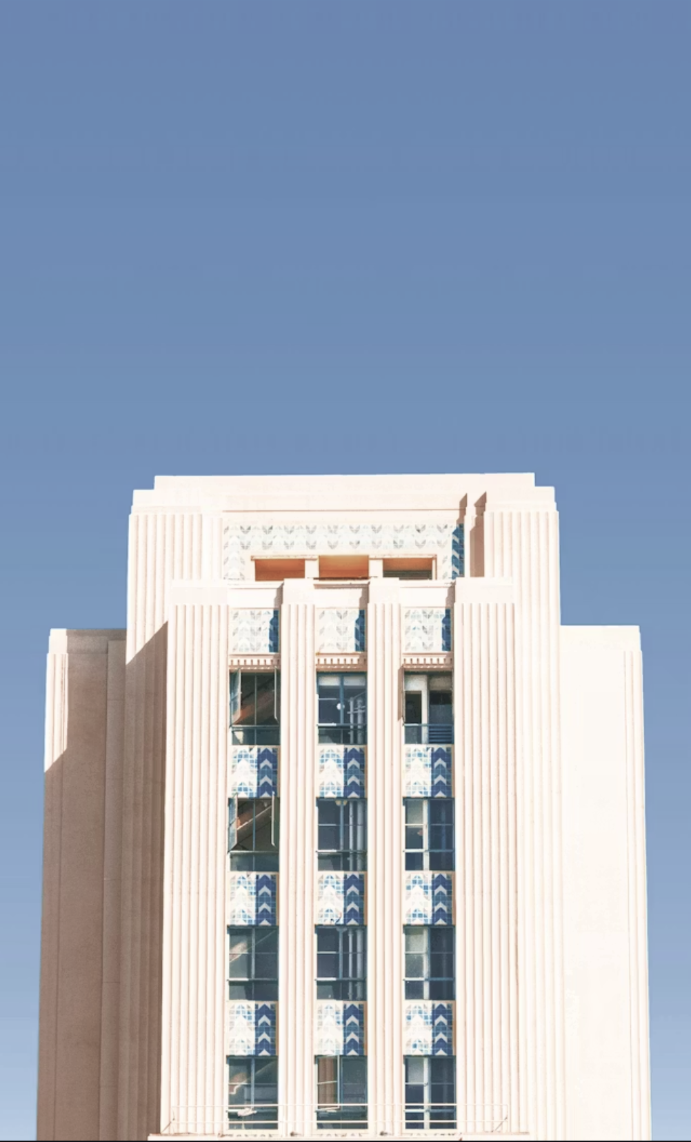 Brutalist apartment building